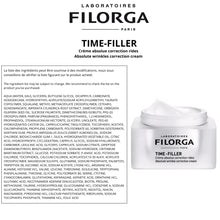 Load image into Gallery viewer, Filorga Time-Filler Wrinkle Correction Moisturizing Skin Cream, Anti Aging Formula to Reduce and Repair Face and Eye Wrinkles and Fine Lines, 1.69 fl. oz.
