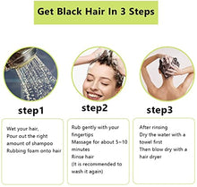 Load image into Gallery viewer, Natural Black Hair Shampoo, 250ml White Hair Removal Dye Hair Coloring Shampoo Instant Hair Dye Shampoo for Men and Women(250ml)
