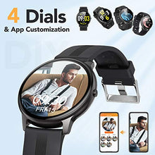 Load image into Gallery viewer, AGPTEK Smart Watch for Men, 1.3'' Full Touch Fitness LW11 Watch with Heart Rate Monitor, DIY Watch Face, Message Notification, IP68 Waterproof Outdoor Sports Smartwatch for Android iOS Phones, Black
