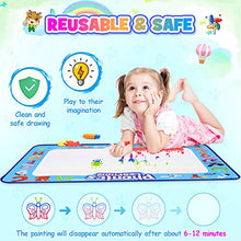 Load image into Gallery viewer, SAITCPRY Toddler Toys for 2 3 4 5 Year Old Boys Girls, Water Doodle Mat Gifts for 1-6 Year Old Girls Educational Toys for 2-5 Year Olds Aqua Water Mat Kids Toys Age 2-5 Birthday Present Gift for Kids
