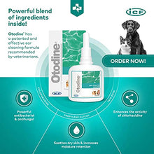Load image into Gallery viewer, ICF Otodine Dog Ear Cleaner - Drops to Stop Head Shaking, Itchy &amp; Waxy Ears - Vet Recommended, Non-Toxic Ear Cleaning Solution for Dogs - Dropper Bottle 100 ml
