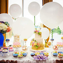Load image into Gallery viewer, Lenxnmy 8PCS 36-inch Giant White Latex Balloons with 100 Ft Long Artificial leaf vine Oval balloon for /Party/ Baby Shower/Photo Shoot/Festivals /Wedding/Birthday/Graduation/Carnival Decorations
