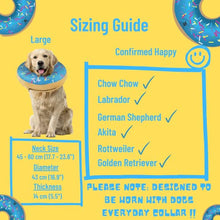 Load image into Gallery viewer, Inflatable Dog Collar | Great Alternative to a Dog Cone or a Dog Cone Collar | Our Super Comfy Dog Doughnuts Make Excellent Recovery Collars For Dogs | Suitable for Large Dogs (Blue)
