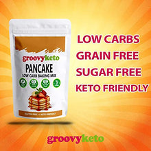 Load image into Gallery viewer, Groovy Keto Pancake &amp; Waffle Mix | Low Carb | Keto Friendly | Sugar Free - Great alternative to Sweet American Style Pancakes - No Added Sugar, Diabetic Friendly, High Protein &amp; Fibre - 240g pouch
