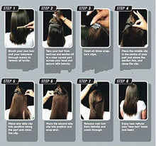 Load image into Gallery viewer, Clip in Hair Extensions Human Hair 4B 4C Afro Curly Clip Ins Real Remy Mongolian Human Hair for Black Women 120G 8pcs/set Full Head Natural Black(12INCH/30CM,)
