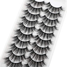 Load image into Gallery viewer, JIMIRE 10 Pairs False Eyelashes Natural Lashes Fluffy 3D Volume Eyelashes Pack

