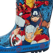 Load image into Gallery viewer, Marvel Avengers 2D Rubber Wellington Boots 3 UK Blue
