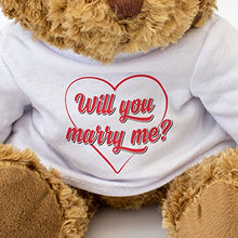 Load image into Gallery viewer, NEW - WILL YOU MARRY ME - Teddy Bear - Cute Cuddly - Present Gift Romance Love Valentine
