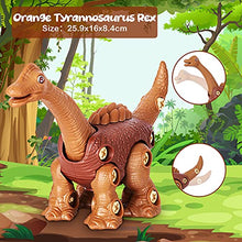 Load image into Gallery viewer, Wstbspsm 3 Pack Take Apart Dinosaur Toys for Kids Toddlers, Dinosaur Toys for Kids Learning Educational Building construction Sets with Screw for Age 3-8 Year
