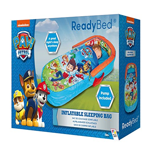 paw patrol schlafsack Readybed Paw Patrol Airbed and Sleeping Bag in One, Fabric, Blue, 130x –  Yum Yum Mama