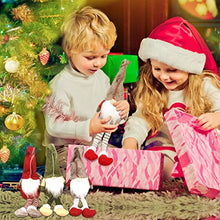Load image into Gallery viewer, Leipple Gnome Christmas Ornaments - Handmade Swedish Tomte Gnomes Plush Scandinavian Santa Elf Table Ornaments Christmas Tree Hanging Decoration Home Decor for Hourse,Restaurants,Office - 3 Packs
