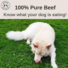 Load image into Gallery viewer, Bounce and Bella Natural Dog Chews – 100% Pure Beef Air-Dried Treats – Just One Ingredient - Deliciously Healthy Crunchy Dog Chew for your Dog or Puppy (Beef, 1 Pack (100g))
