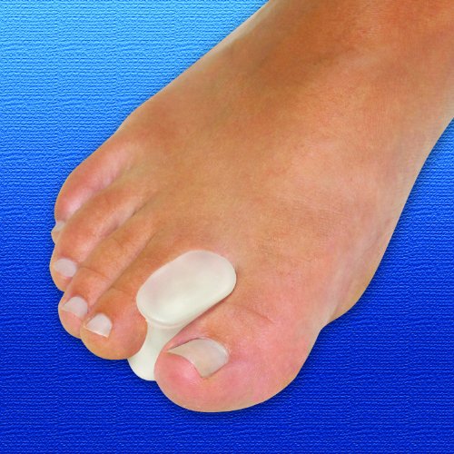 Silipos Antibacterial Gel Toe Spreaders | x2 | With Inbuild Odour Protection | Gently Aligns and Straightens Toes