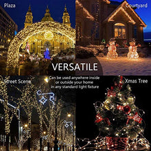 Load image into Gallery viewer, 200 LED Solar Fairy Lights ,72Ft Solar Garden Lights Outdoor Waterproof Solar Christmas Lights for Garden Park Patio Xmas Tree Decoration ,Warm White
