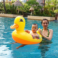 Load image into Gallery viewer, Baby Inflatable Yellow Duck Swimming Ring Circle Seat Pool Float Summer Kids Buoy Water Raft Floating Funny Toy Boat Children Training-duck (1 X Yellow Duck)
