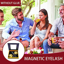 Load image into Gallery viewer, Magnetic Eyelashes Applicator Tool Kit,Glue-free Magnetic Eyelash Clip,Eyelashes Short Set with 2 Pairs Magnetic False Eyelashes,Magnetic Eyelashes No Eyeliner,Natural Look
