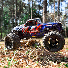 Load image into Gallery viewer, BEZGAR 7 Hobbyist Grade 1:16 Scale Remote Control Truck, 4WD High Speed 42 Km/h All Terrains Electric Toy Off Road RC Monster Vehicle Car Crawler with Rechargeable Batteries for Kids and Adults
