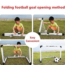 Load image into Gallery viewer, LZHDZQD Football Gifts For Boys, Football Goals For The Garden, Football Goals For Kids, Let Kids Fall In Love With Football, 36×24 Inch Football Goals Football Training Equipment For Kids Suit
