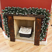 Load image into Gallery viewer, Premier 270cm (9ft) x 25cm Snow Tipped Green Christmas Garland Decoration
