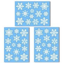 Load image into Gallery viewer, Articlings 42 Original Snowflake Window Clings | Fabulous Static PVC Stickers
