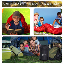 Load image into Gallery viewer, Outsunny Single Mummy Sleeping Bag Envelope Sleeping Bag 3 Season for Adults Warm Lightweight for Camping Hiking Outdoor, Blue, 210 x 75 x 5 cm
