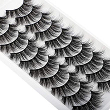 Load image into Gallery viewer, JIMIRE 10 Pairs False Eyelashes Natural Lashes Fluffy 3D Volume Eyelashes Pack
