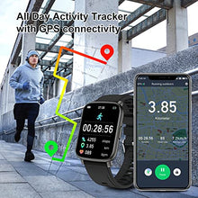 Load image into Gallery viewer, Smart Watch Men Women, 1.69" Fitness Tracker with Sleep Heart Rate Monitor, 24 Sports Modes Fitness Watch Calorie Counter Pedometer for Android iOS, Stopwatch IP68 Waterproof Smart Watches Shared GPS
