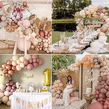 Load image into Gallery viewer, Balloon Arch Garland Kit, Blush Nude Apricot Double-Stuffed Latex Party Balloons for Retro Boho Wedding Baby Shower Bridal Engagement Anniversary Birthday Decorations…
