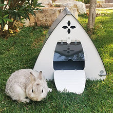Load image into Gallery viewer, Outdoor Cat House, Shelter for Feral Cats, Kennel for Small Medium Pets ,Raised Floor, Weatherproof for All Seasons (Daisy)
