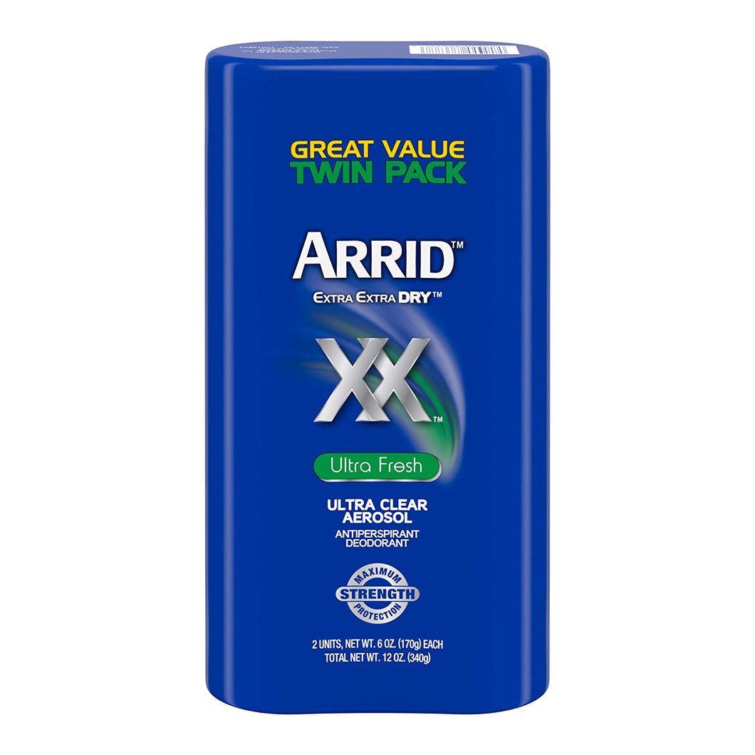 Arrid XX Extra Extra Dry Ultra Clear Aerosol Antiperspirant Deodorant