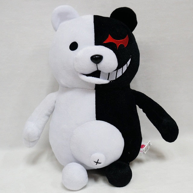 Dangan Ronpa Super Danganronpa 2 Monokuma Black & White Bear Plush Toy Soft Stuffed Animal Dolls Birthday Gift for Children
