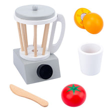 Load image into Gallery viewer, Wooden Kitchen Pretend Play Toy Simulation Wooden Coffee Machine Toaster Machine Food Mixer Baby Early Learning Educational Toys
