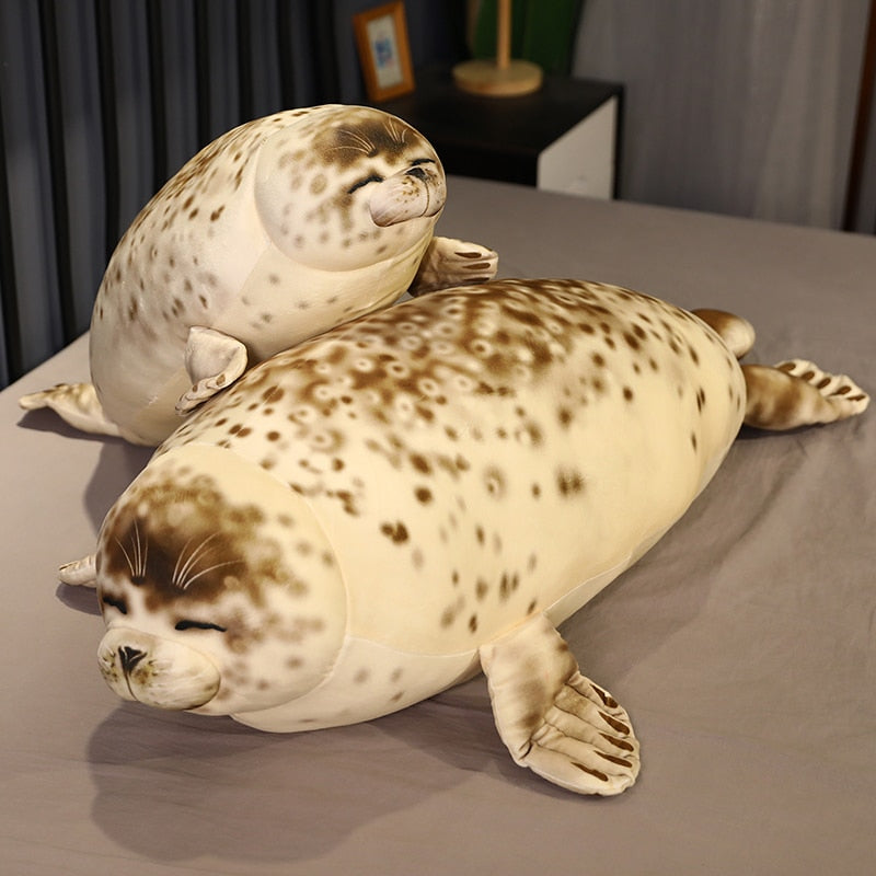 New Arrival Lovely Toys Kawaii Sea World Animal Seal Throw Pillows Sea Lion Plush Stuffed Sleeping Pillow Doll Toy