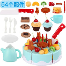 Load image into Gallery viewer, Kids Wooden Pretend Play Sets Simulation Toasters Bread Maker coffee machine Blender Baking Kit Game mixer Kitchen role toy
