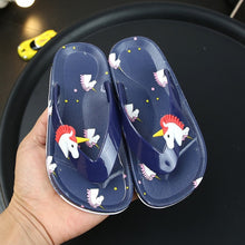 Load image into Gallery viewer, Rainbow Slippers for Kids Girls New Summer 2020 New Boys Girls Beach Shoes Baby Toddler Soft Indoor Bathroom Slippers Flip Flops
