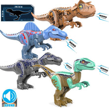 Load image into Gallery viewer, Jurassic 2 Building Blocks World Dinosaurs Figures Bricks Assemble Kids Toys Tyrannosaurus Rex Indominus Rex I-Rex
