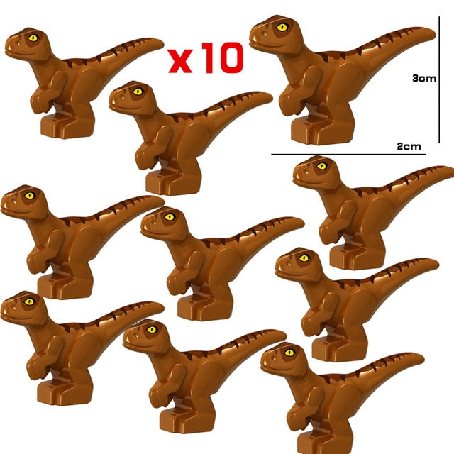 Jurassic 2 Building Blocks World Dinosaurs Figures Bricks Assemble Kids Toys Tyrannosaurus Rex Indominus Rex I-Rex