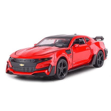 Load image into Gallery viewer, 1/32 Diecasts &amp; Toy Vehicles Chevrolet Camaro Toy Car Model Collection Alloy Car Toys For Children Christmas Gift машинки
