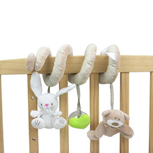 Load image into Gallery viewer, Toy Baby Stroller Comfort Stuffed Animal Rattle Mobile Infant Stroller Toys For Baby Hanging Bed Bell Crib Rattles Toys Gifts
