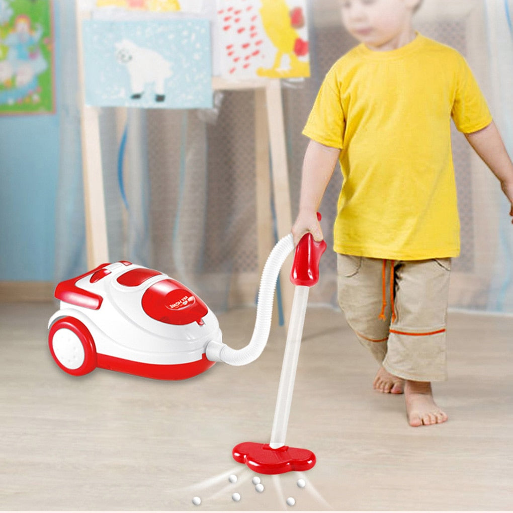 Household Appliances Play Kitchen Children Toys Coffee Machine Toaster Blender Vacuum Cleaner Cooker Toys For Kid Toys