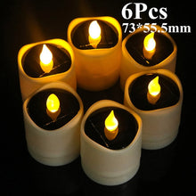 Load image into Gallery viewer, 6/24Pcs Flameless LED Candles Tea Light Creative Lamp Battery Powered Home Wedding Birthday Party Decoration Lighting Dropship
