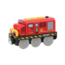 Load image into Gallery viewer, Railway Locomotive Magnetically Connected Electric Small Train Magnetic Rail Toy Compatible With Wooden Track Present For Kids
