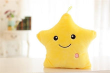 Load image into Gallery viewer, 34CM Creative Toy Luminous Pillow Soft Stuffed Plush Glowing Colorful Stars Cushion Led Light Toys Gift For Kids Children Girls
