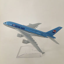 Load image into Gallery viewer, JASON TUTU Original model a380 airbus Boeing 747 airplane model aircraft Diecast Model Metal 1:400 airplane toy Gift collection
