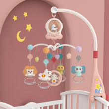 Load image into Gallery viewer, JMSC Baby Crib Remote Mobiles Rattles Music Educational Toys Rotating Bed Bell Nightlight Rotation Carousel Cots 0-12M Newborns
