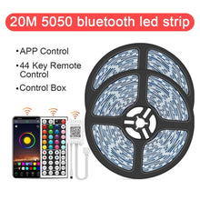 Load image into Gallery viewer, 10M 20M, LED RGB Strip Light,  APP Control Color Changing LED SMD 5050 RGB Light Strips with RF Remote For for Rooms, Party,
