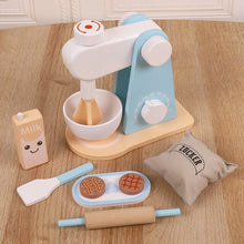 Load image into Gallery viewer, Children&#39;s Kitchen Toy Children Cooking Set Blender Mixer Cooking Pretend Play Miniature Food  Wooden Kitchenware Toys For Girls
