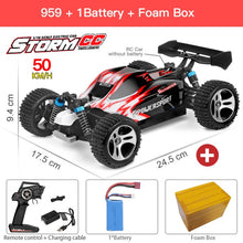 Load image into Gallery viewer, WLtoys 144001 959A 959B 2.4G Racing RC Car 70KM/H 4WD Electric High Speed Car Off-Road Drift Remote Control Toys for Children
