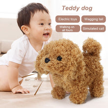 Load image into Gallery viewer, Plush Realistic Plush Simulation Smart Dog Called Walking Plush Toy Electric Plush Robot Dog Toddler Toy For Christmas Gift

