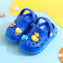 Load image into Gallery viewer, Slippers for Boy Girl Rainbow Shoes 2021 Summer Toddler Animal Kids Outdoor Baby Slippers PVC Cartoon Kids Slippers

